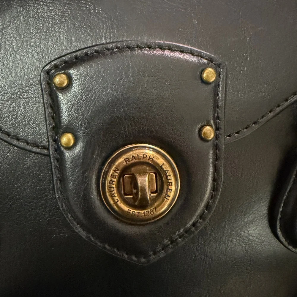 Ralph Lauren cow Leather bag vintage - Picture 2 of 8